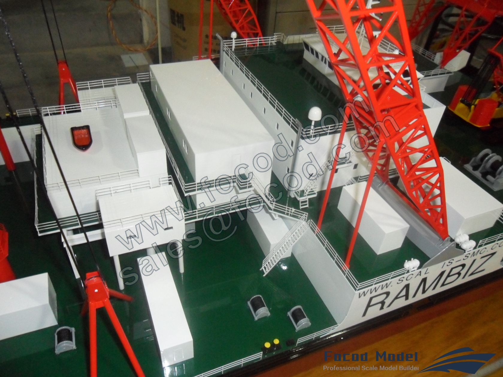 85米重型起重船 - Rambiz号定制模型